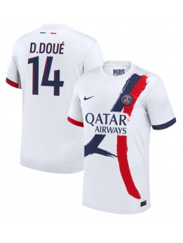 Paris Saint-Germain Desire Doue #14 Replika Borta Kläder 2024-25 Kortärmad